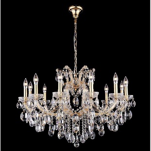 Люстра подвесная CRYSTAL LUX HOLLYWOOD HOLLYWOOD SP12 GOLD